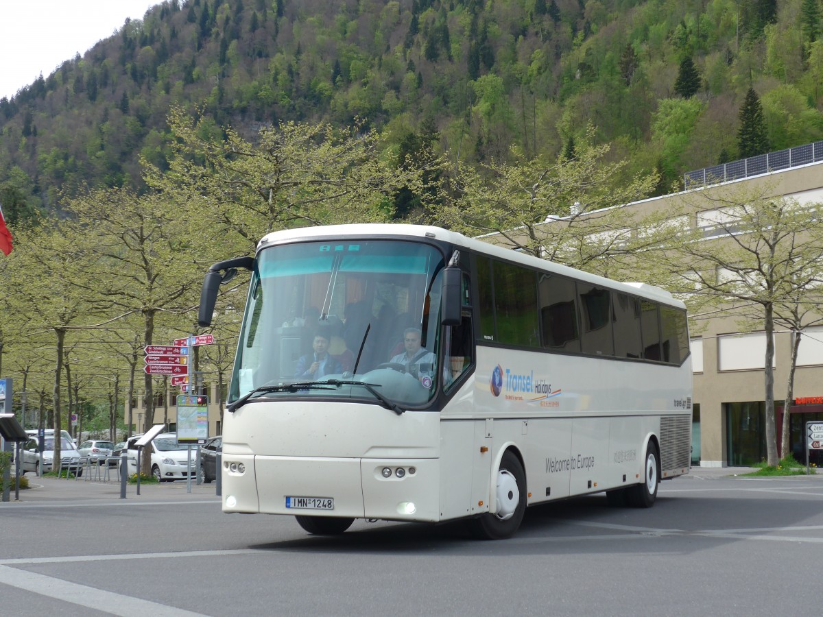 (160'117) - Aus Griechenland: Transel, Athen - IMN-1248 - Bova am 26. April 2015 beim Bahnhof Interlaken Ost