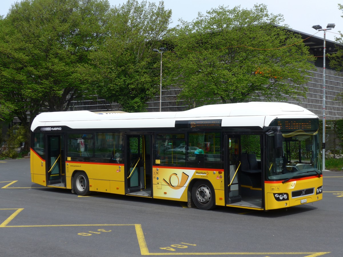 (160'123) - PostAuto Bern - BE 610'542 - Volvo am 26. April 2015 beim Bahnhof Interlaken Ost