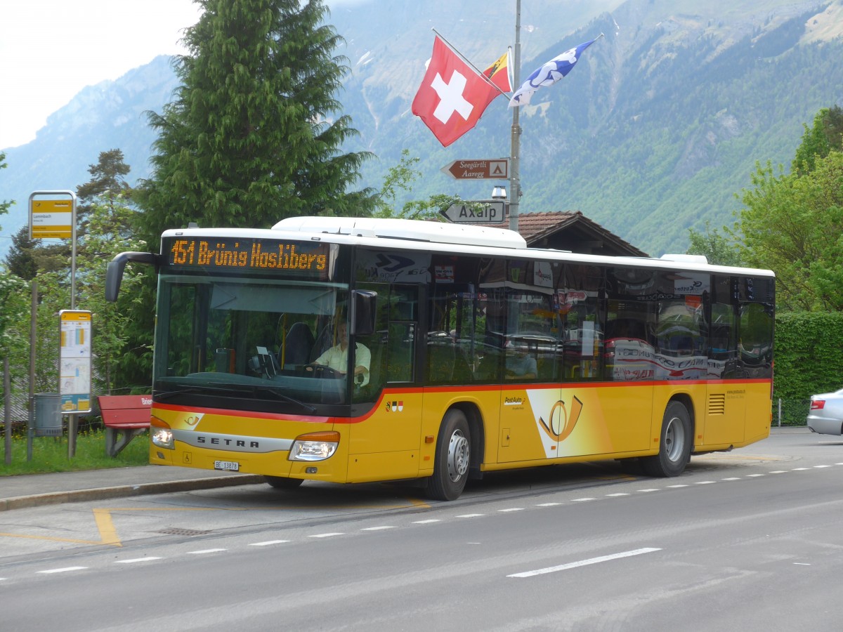 (160'361) - Flck, Brienz - Nr. 0/BE 13'878 - Setra am 9. Mai 2015 in Brienz, Lammbach