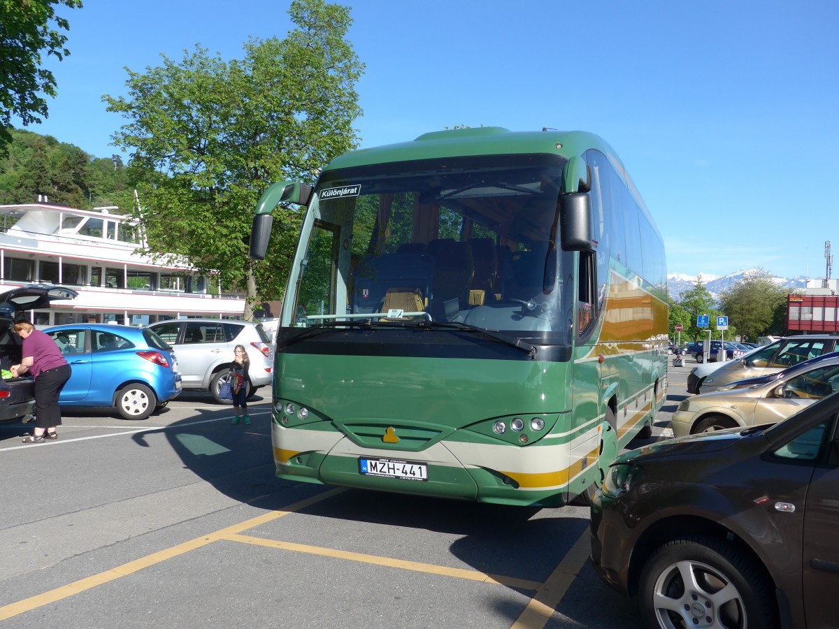 (160'469) - Aus Ungarn: ??? - MZH-441 - MAN am 10. Mai 2015 in Thun, CarTerminal