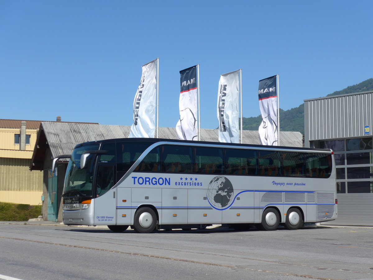 (161'200) - Torgon, Vionnaz - VS 118'152 - Setra am 27. Mai 2015 in Leytron, Garage Buchard