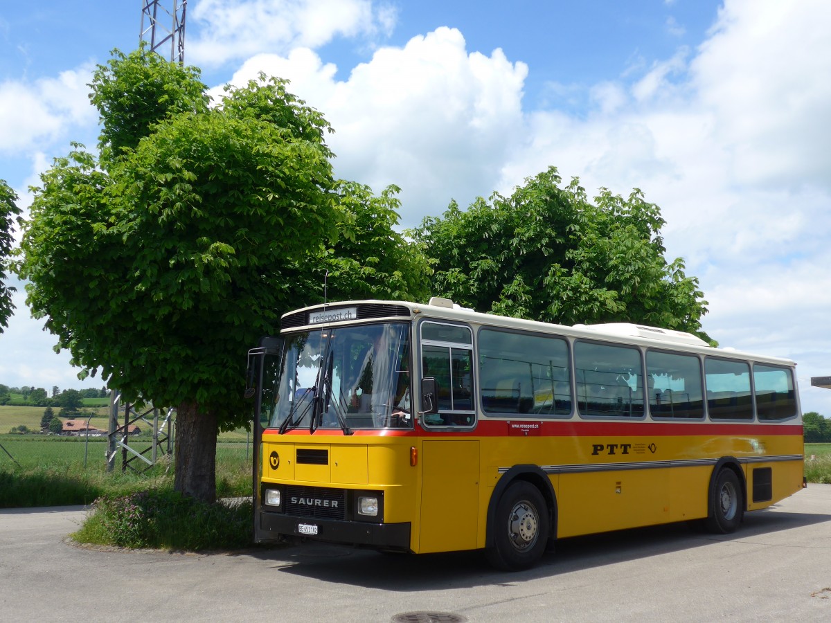 (161'481) - Bernair, Mnsingen - BE 651'182 - Saurer/Tscher (ex Schebath, Lauerz; ex Albin, Fllanden; ex Heim, Flums) am 30. Mai 2015 in Mamishaus, Depot MfK