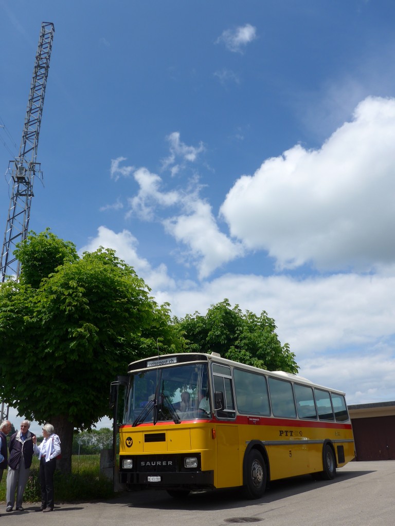 (161'486) - Bernair, Mnsingen - BE 651'182 - Saurer/Tscher (ex Schebath, Lauerz; ex Albin, Fllanden; ex Heim, Flums) am 30. Mai 2015 in Mamishaus, Depot MfK