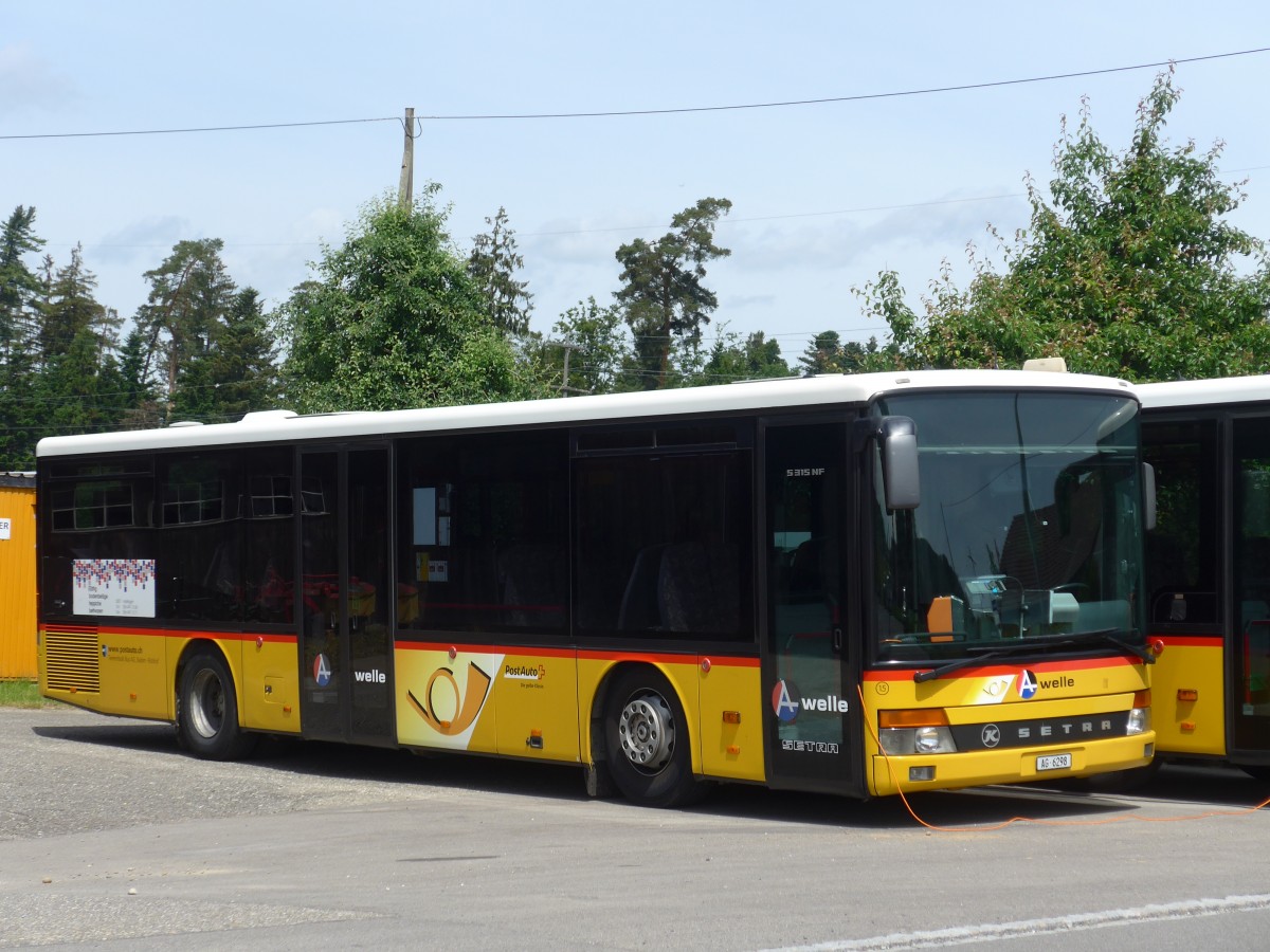 (161'590) - Twerenbold, Baden - Nr. 15/AG 6298 - Setra (ex Geissmann, Mellingen Nr. 15) am 31. Mai 2015 in Fislisbach, Sommerhalde