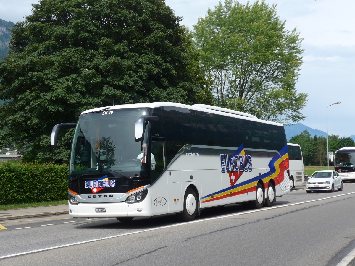 (162'151) - Knecht, Windisch - Nr. 49/AG 6806 - Setra am 14. Juni 2015 in Interlaken, Lindenallee