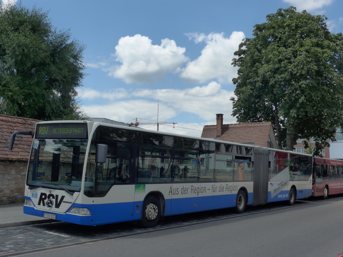 (162'498) - RSV Reutlingen - RT-EW 1023 - Mercedes am 24. Juni 2015 in Reutlingen, Stadtmitte