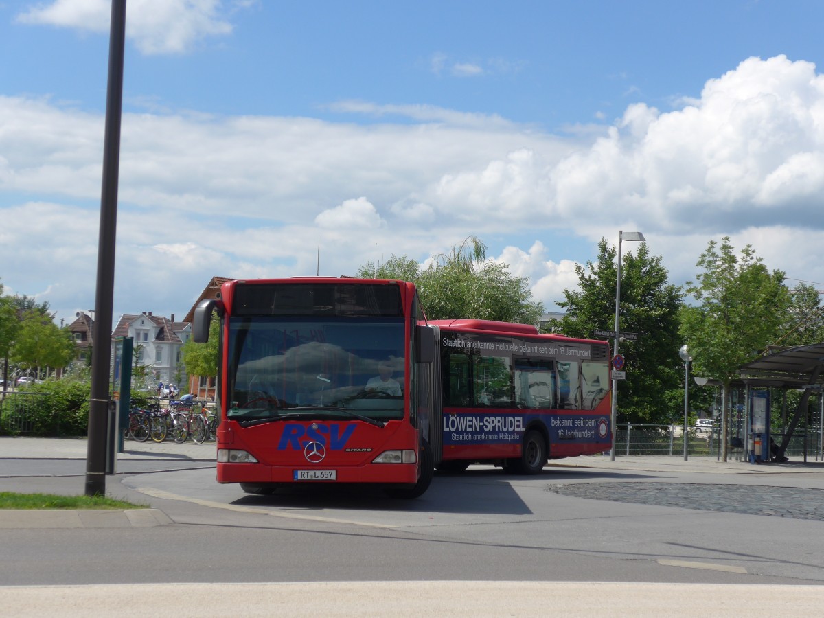 (162'504) - Lutz, Reutlingen - RT-L 657 - Mercedes am 24. Juni 2015 in Reutlingen, Stadtmitte