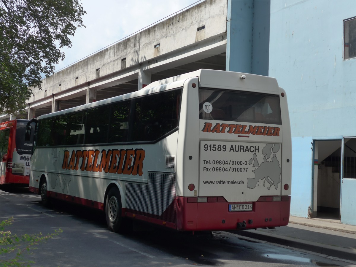 (162'706) - Rattelmeier, Aurach - AN-ED 314 - Bova am 27. Juni 2015 beim Bahnhof Wrzburg