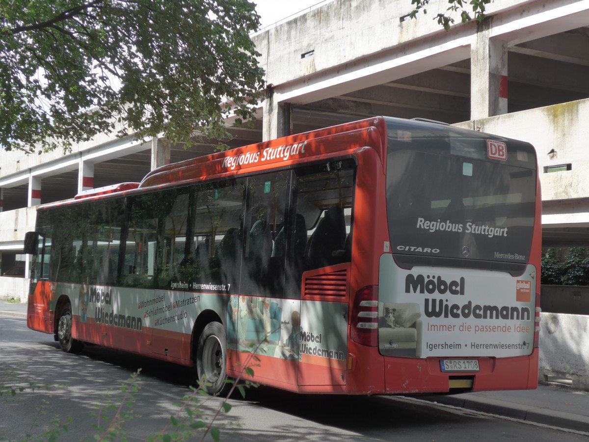 (162'707) - RBS Stuttgart - S-RS 1708 - Mercedes am 27. Juni 2015 beim Bahnhof Wrzburg