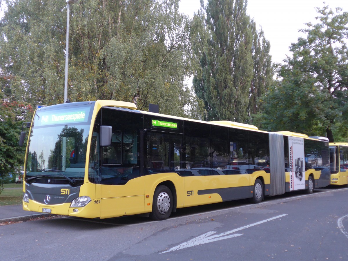 (163'305) - STI Thun - Nr. 161/BE 752'161 - Mercedes am 12. August 2015 in Thun, Lachen