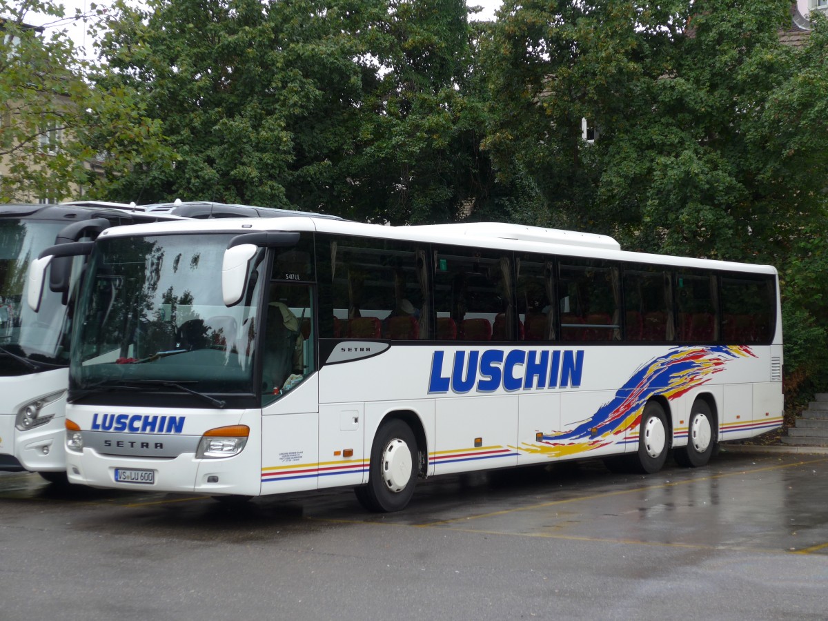 (163'446) - Aus Deutschland: Luschin, Bad Drrheim - VS-LU 600 - Setra am 15. August 2015 in Zrich, Sihlquai