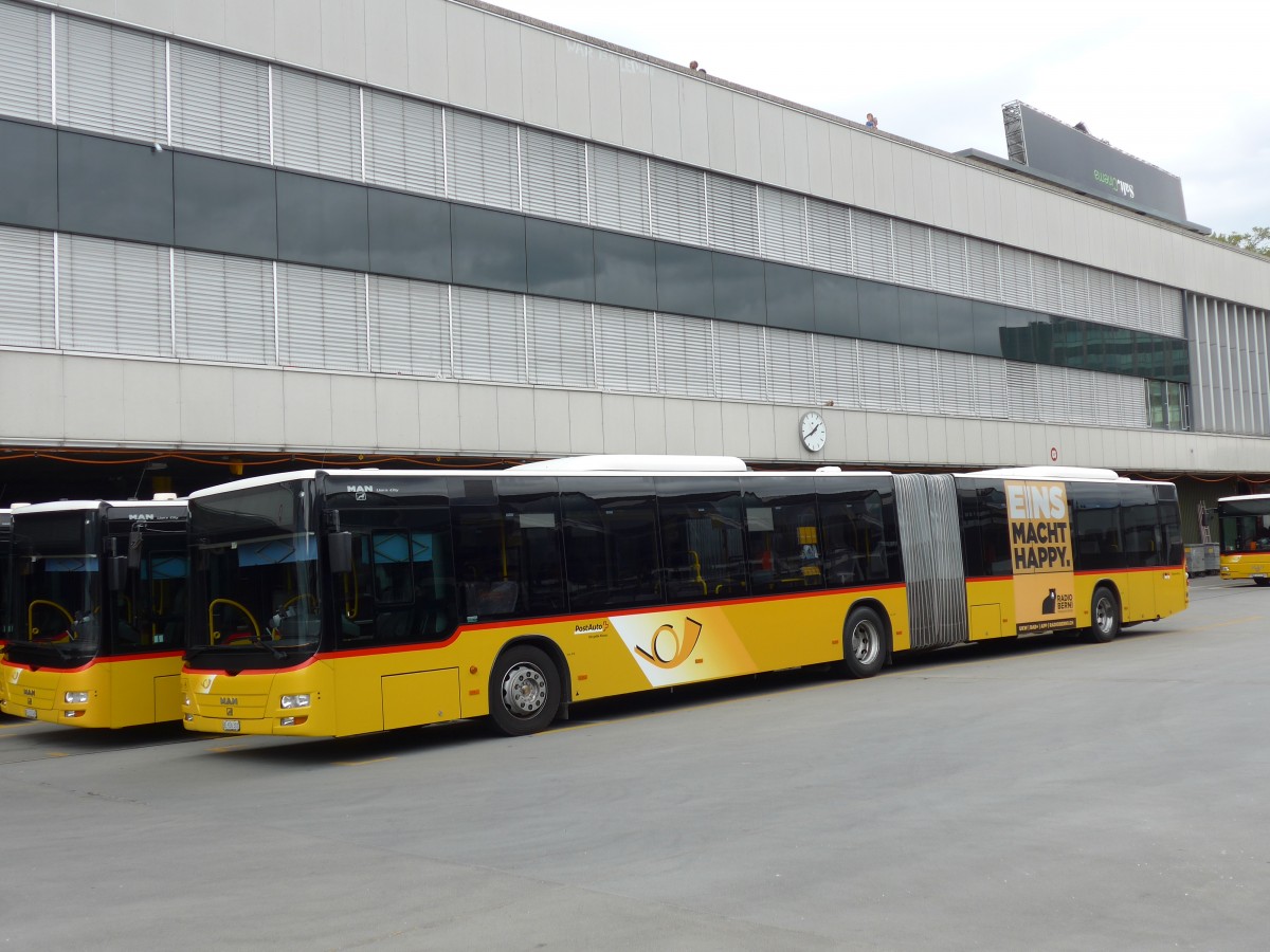 (163'451) - PostAuto Bern - Nr. 664/BE 656'301 - MAN am 15. August 2015 in Bern, Postautostation