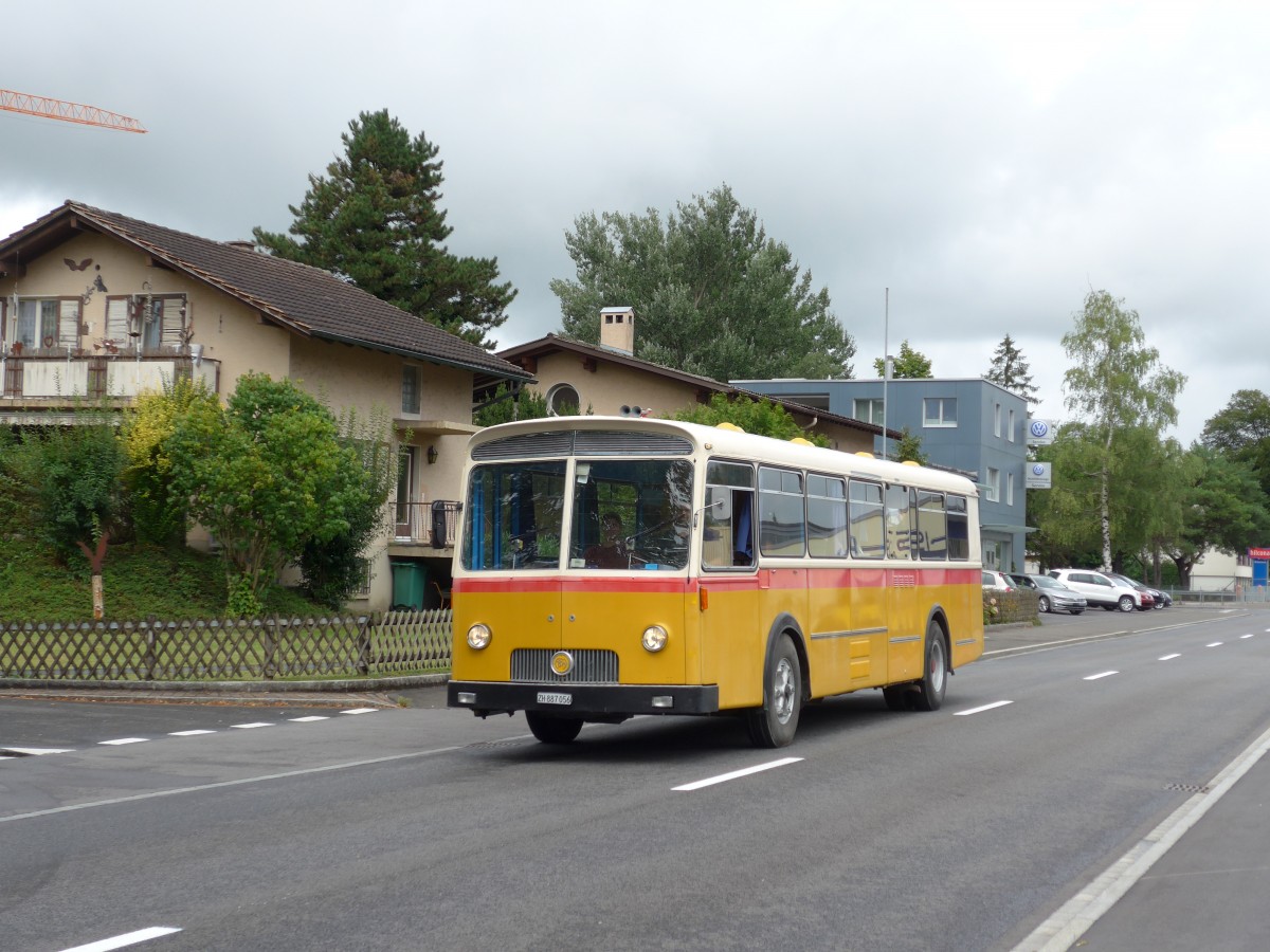 (163'511) - Aus der Schweiz: Spillmann, Zrich - ZH 887'056 - FBW/Tscher (ex Abderhalden, Jonschwil; ex Schregenberger, Degersheim; ex P 25'520) am 16. August 2015 in Schaan