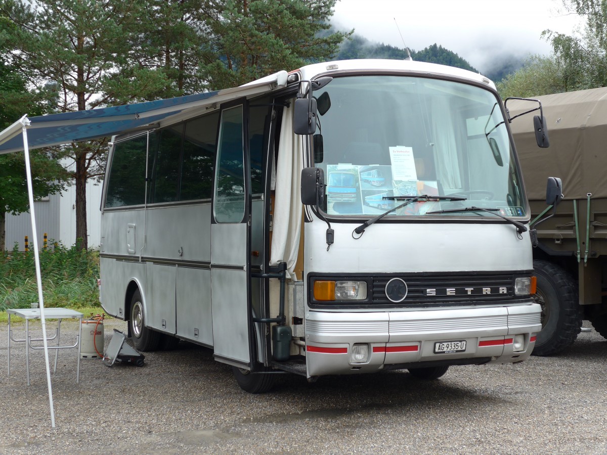 (163'530) - Aus der Schweiz: Leutwyler, Drrensch - AG 9335 U - Setra (ex Zihlmann, Zrich) am 16. August 2015 in Schaan, Wohnbustreffen