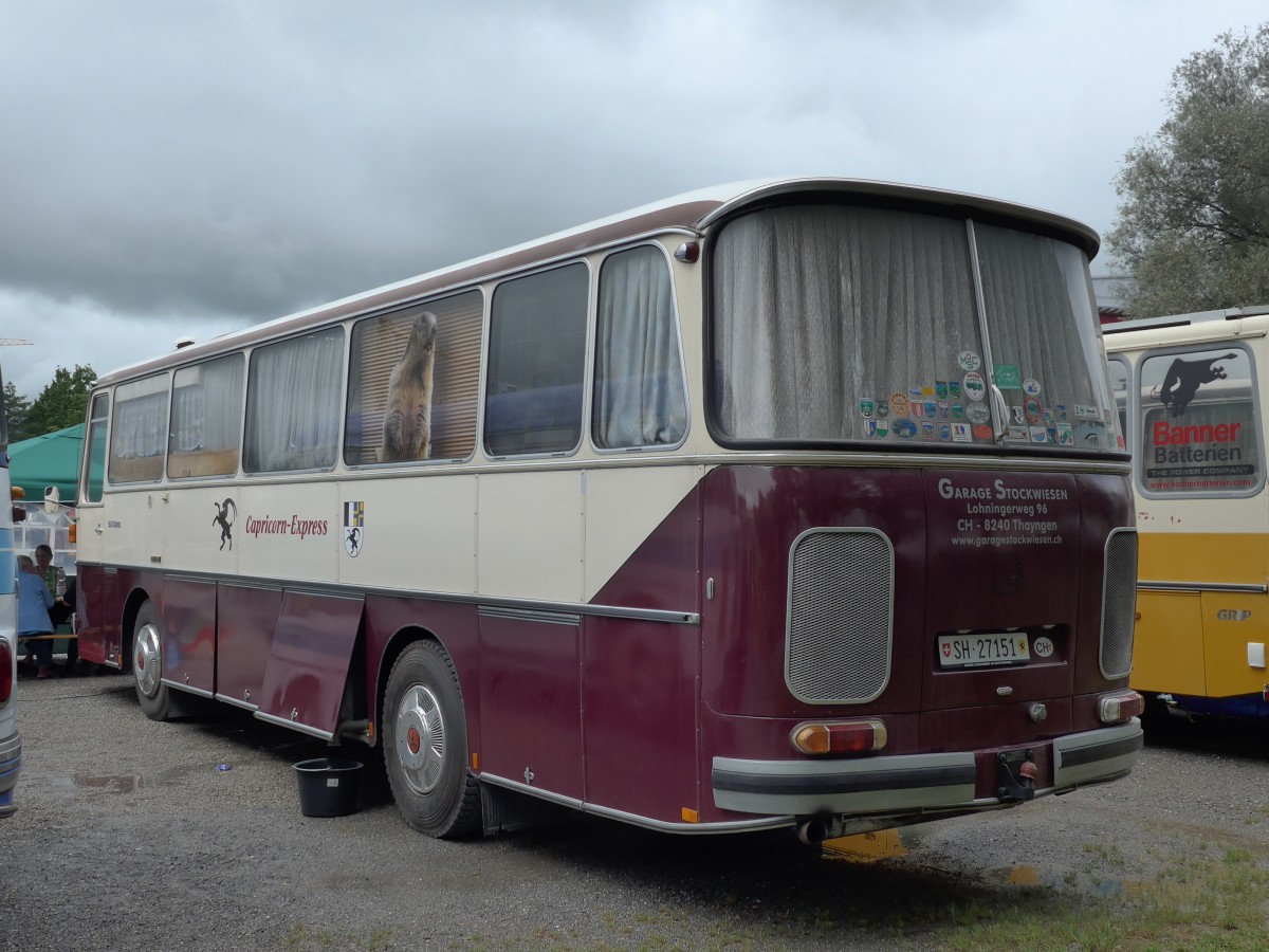 (163'534) - Aus der Schweiz: Brngger, Elgg - SH 27'151 - Setra am 16. August 2015 in Schaan, Wohnbustreffen