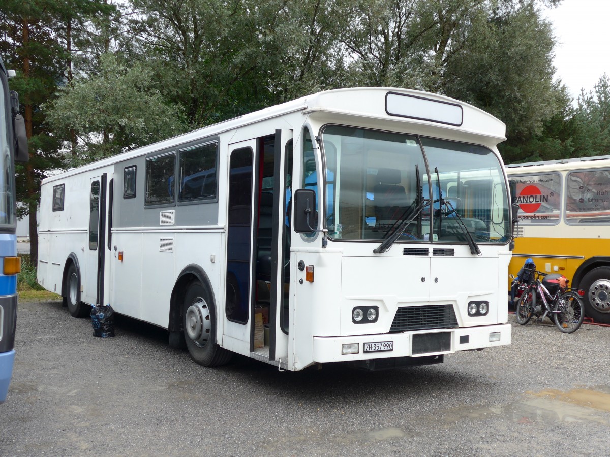 (163'538) - Aus der Schweiz: Leutwiler, Knonau - ZH 357'990 - Saurer/Hess (ex Blttler, Maisprach; ex BGU Grenchen Nr. 12) am 16. August 2015 in Schaan, Wohnbustreffen