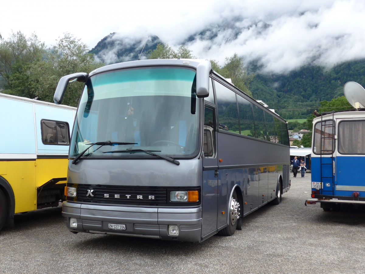 (163'559) - Aus der Schweiz: Felix, Gattikon - ZH 127'104 - Setra am 16. August 2015 in Schaan, Wohnbustreffen