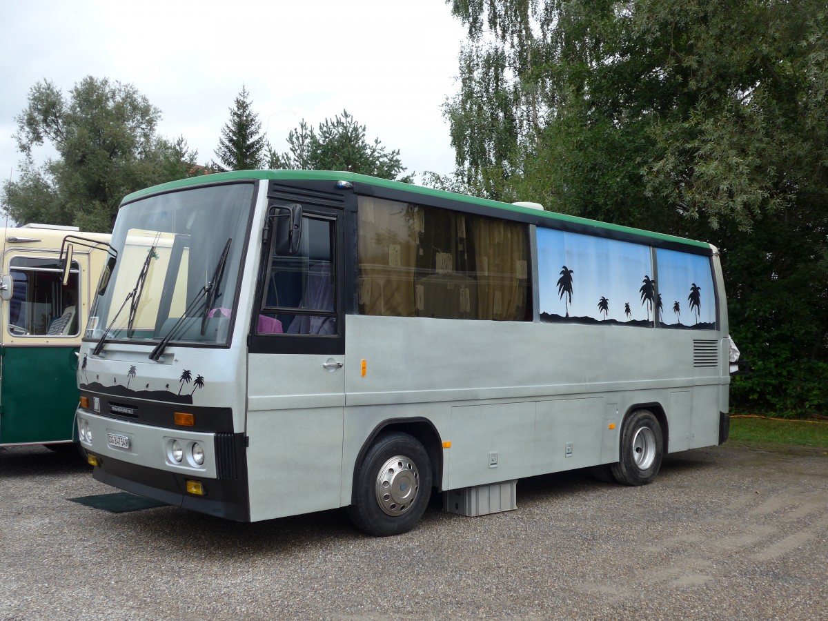 (163'581) - Aus der Schweiz: Schneider, Ermenswil - SG 247'549 - Menarini-Iveco (ex Nr. 5) am 16. August 2015 in Schaan, Wohnbustreffen