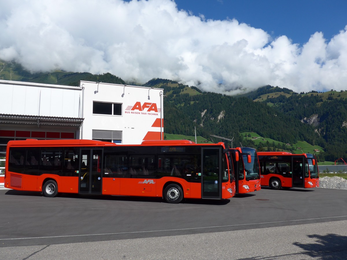 (163'685) - AFA Adelboden - Nr. 95 - Mercedes am 20. August 2015 in Frutigen, Garage