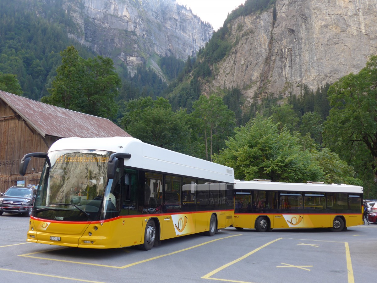 (163'727) - PostAuto Bern - BE 474'560 - Hess am 22. August 2015 in Stechelberg, Hotel