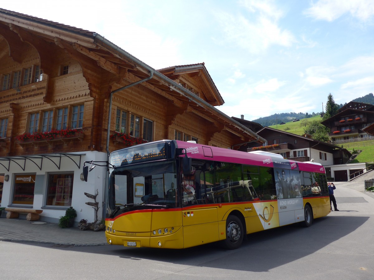 (163'809) - PostAuto Bern - BE 610'537 - Solaris am 23. August 2015 in Habkern, Post