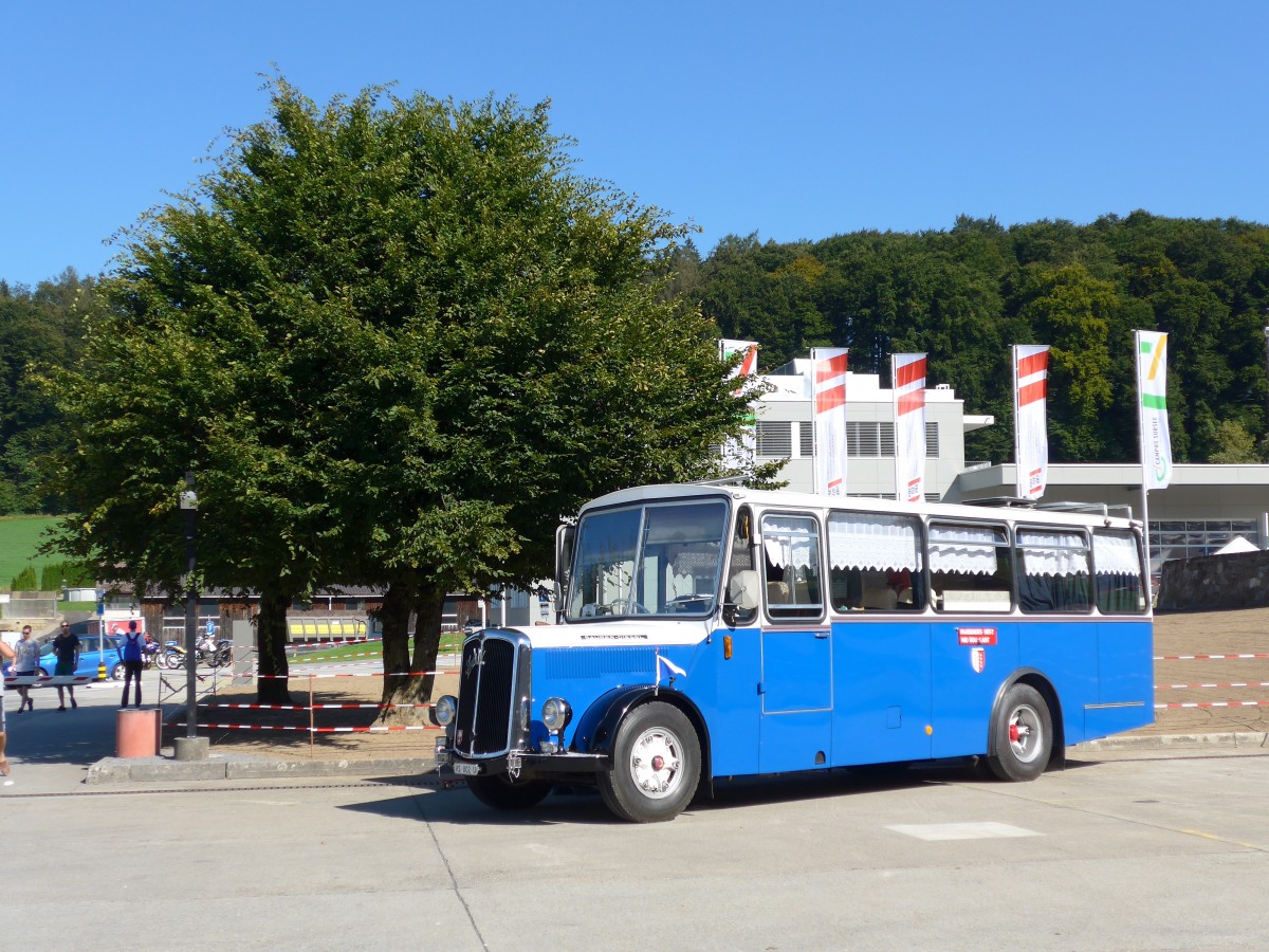 (164'247) - Suter, Savise - VS 802 U - Saurer/R&J am 29. August 2015 in Oberkirch, CAMPUS Sursee