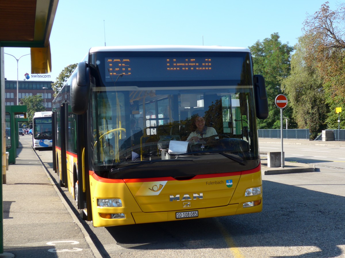 (164'275) - Wyss, Boningen - Nr. 48/SO 108'085 - MAN am 30. August 2015 beim Bahnhof Olten