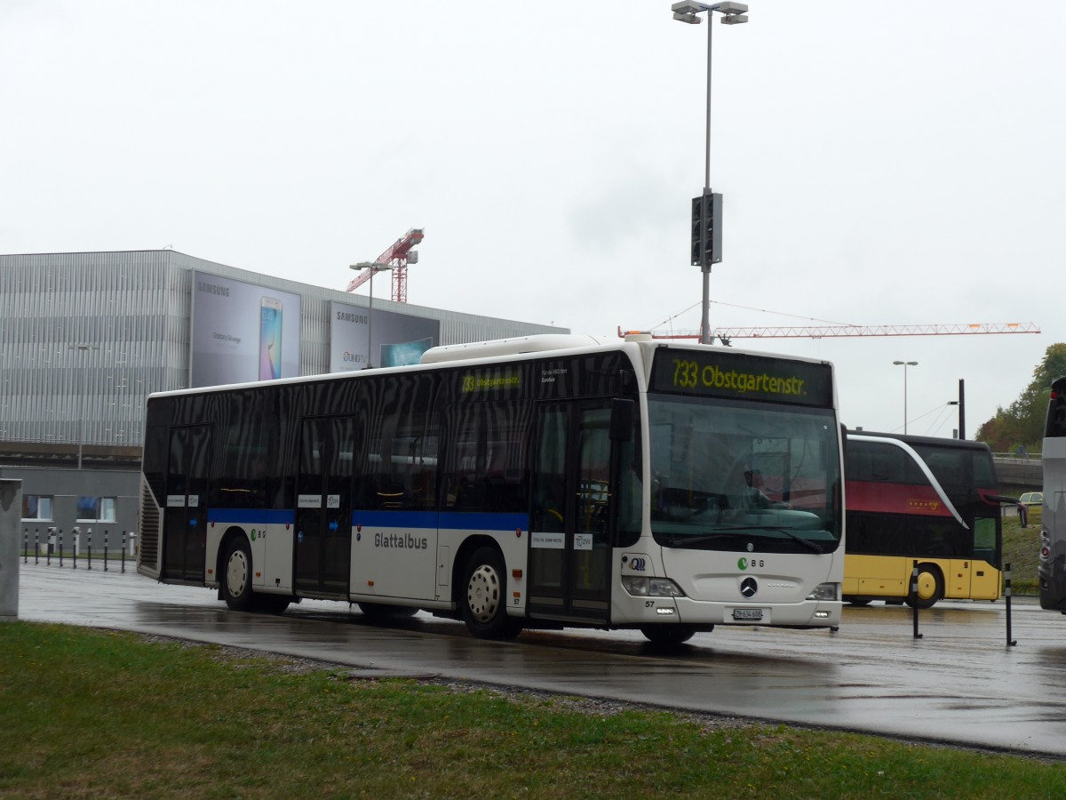 (165'020) - Welti-Furrer, Bassersdorf - Nr. 57/ZH 634'608 - Mercedes am 17. September 2015 in Zrich, Flughafen