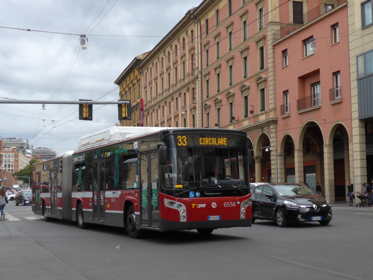 (165'541) - TPER Bologna - Nr. 6556/ET-624 GC - BredaMenarinibus am 23. September 2015 beim Bahnhof Bologna Centrale