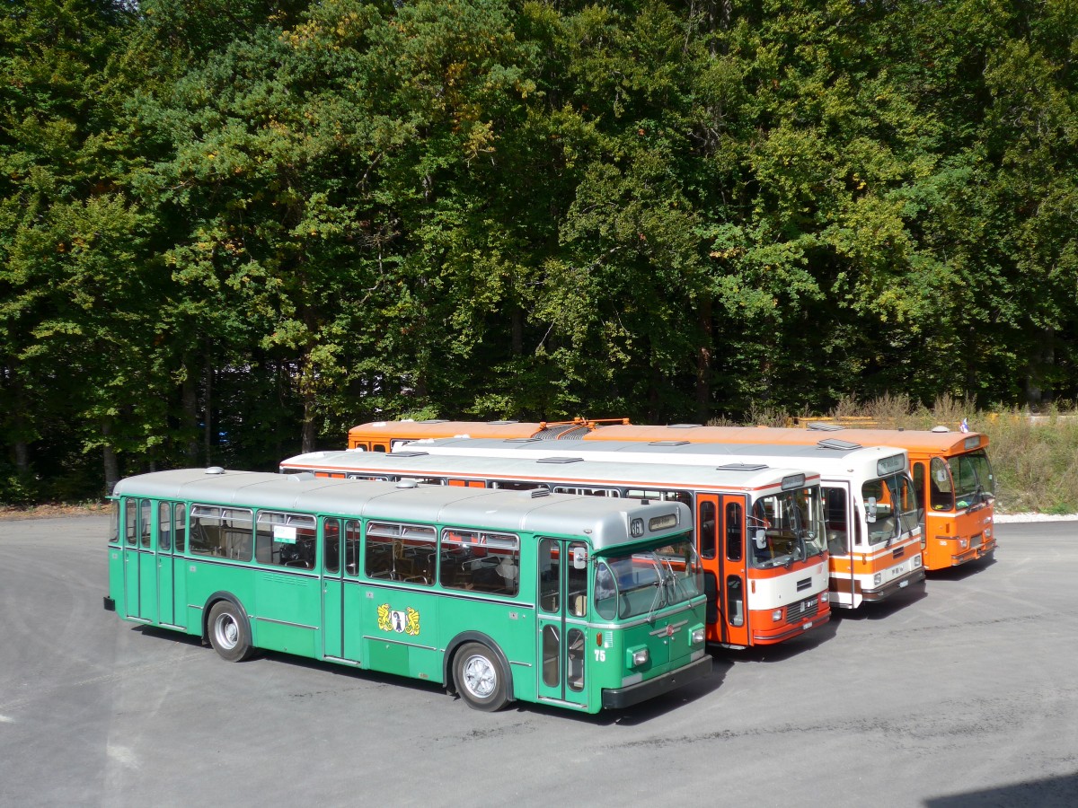 (165'962) - BVB Basel (RWB) - Nr. 75 - FBW/FHS am 4. Oktober 2015 in Burgdorf, kihof Ziegelgut