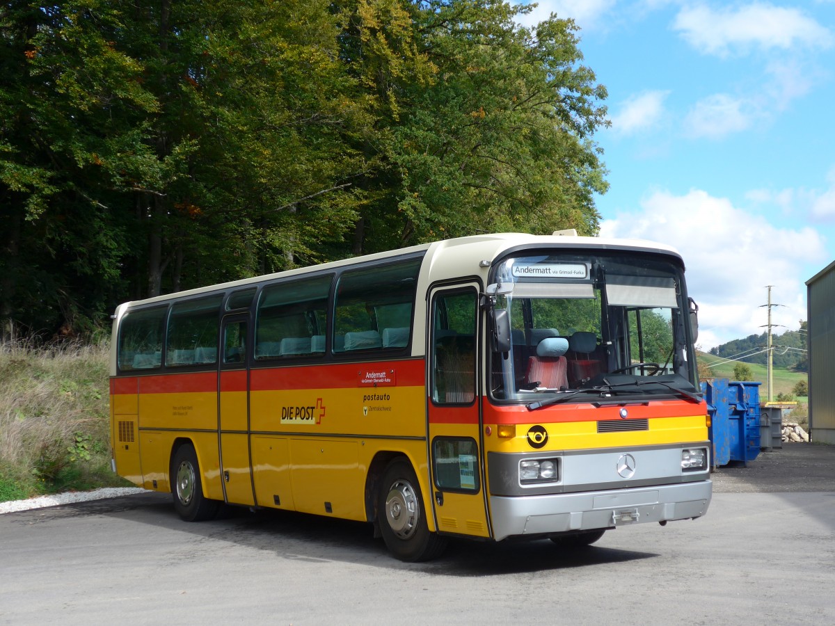 (165'976) - Buzzi, Bern - Mercedes (ex Mattli, Wassen) am 4. Oktober 2015 in Burgdorf, kihof Ziegelgut