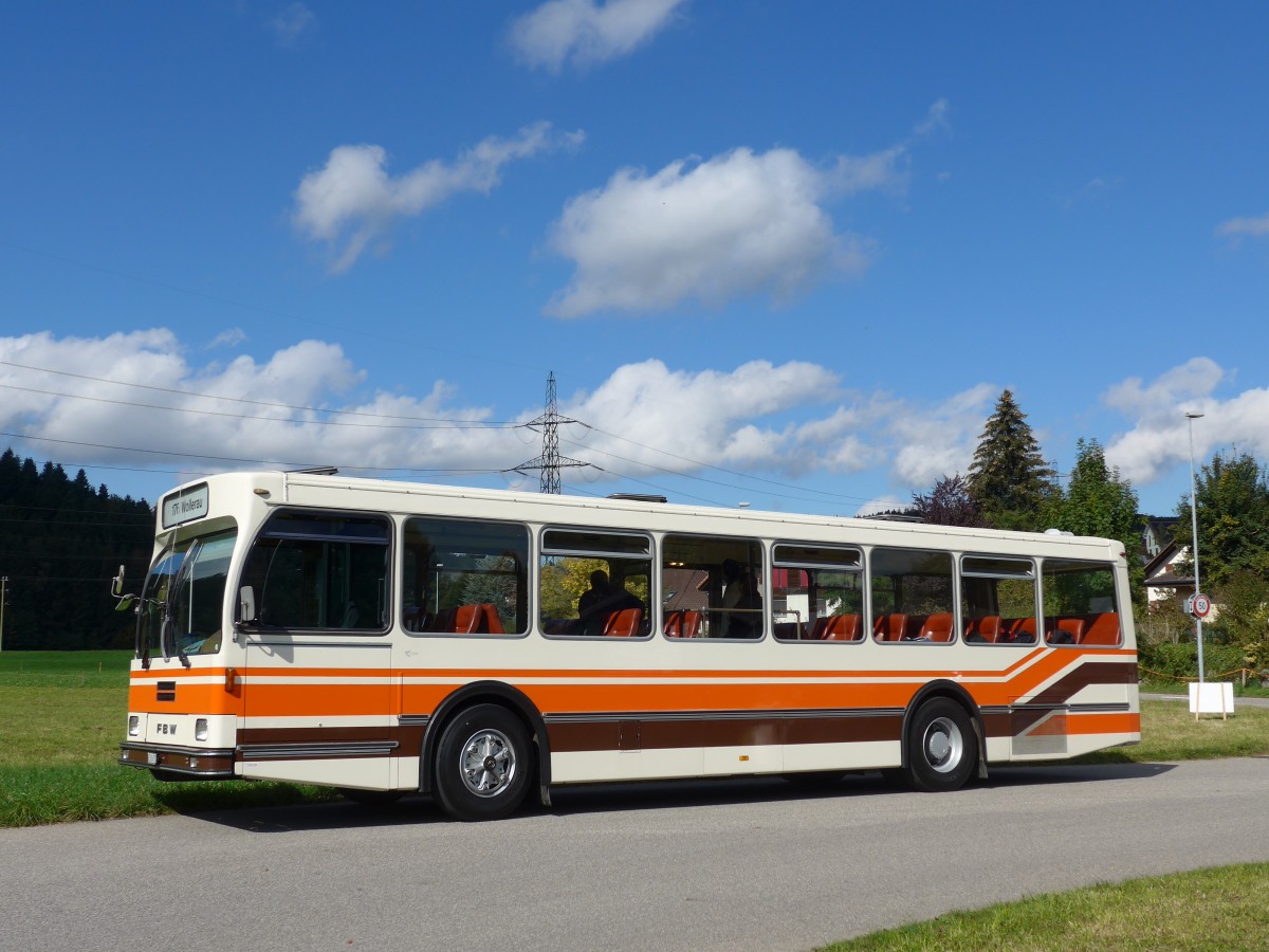 (165'978) - Wegmller, Mnsingen - BE 399'675 - FBW/R&J (ex Bamert, Wollerau) am 4. Oktober 2015 in Wynigen, Landi