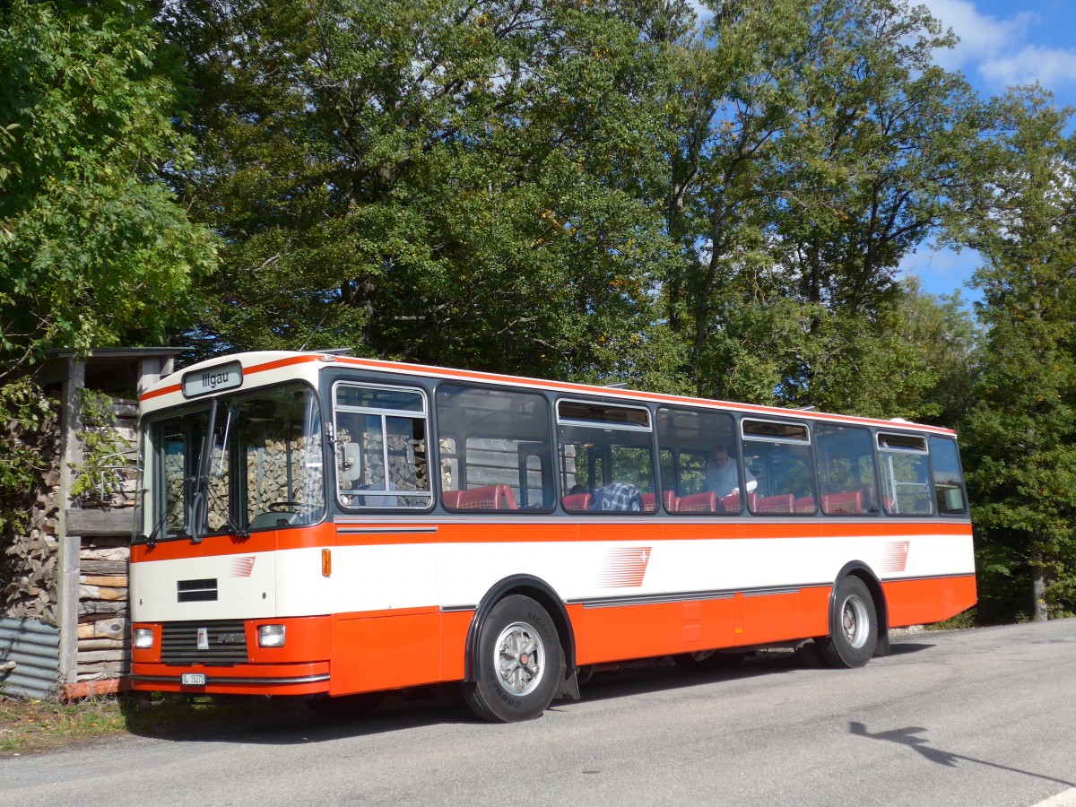 (166'014) - Frey, Opfikon - GL 15'272 - FBW/R&J (ex Tiemann, Oetwil Nr. 20; ex AAGS Schwyz Nr. 20) am 4. Oktober 2015 in Kaltacker, Diebstu