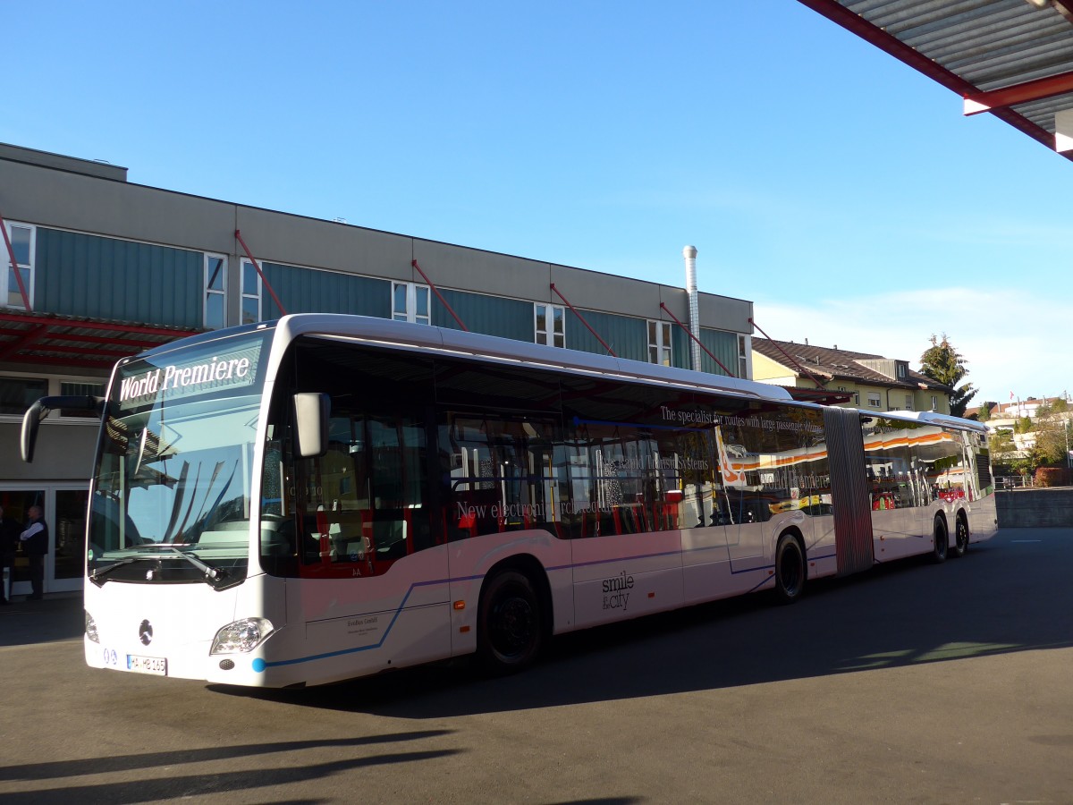 (166'539) - Aus Deutschland: Mercedes, Mannheim - MA-MB 165 - Mercedes am 6. November 2015 in Kloten, EvoBus