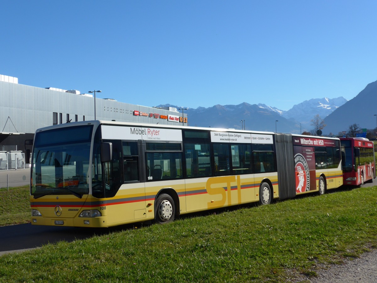 (166'581) - STI Thun - Nr. 108/BE 700'108 - Mercedes am 8. November 2015 in Thun, Arena Thun