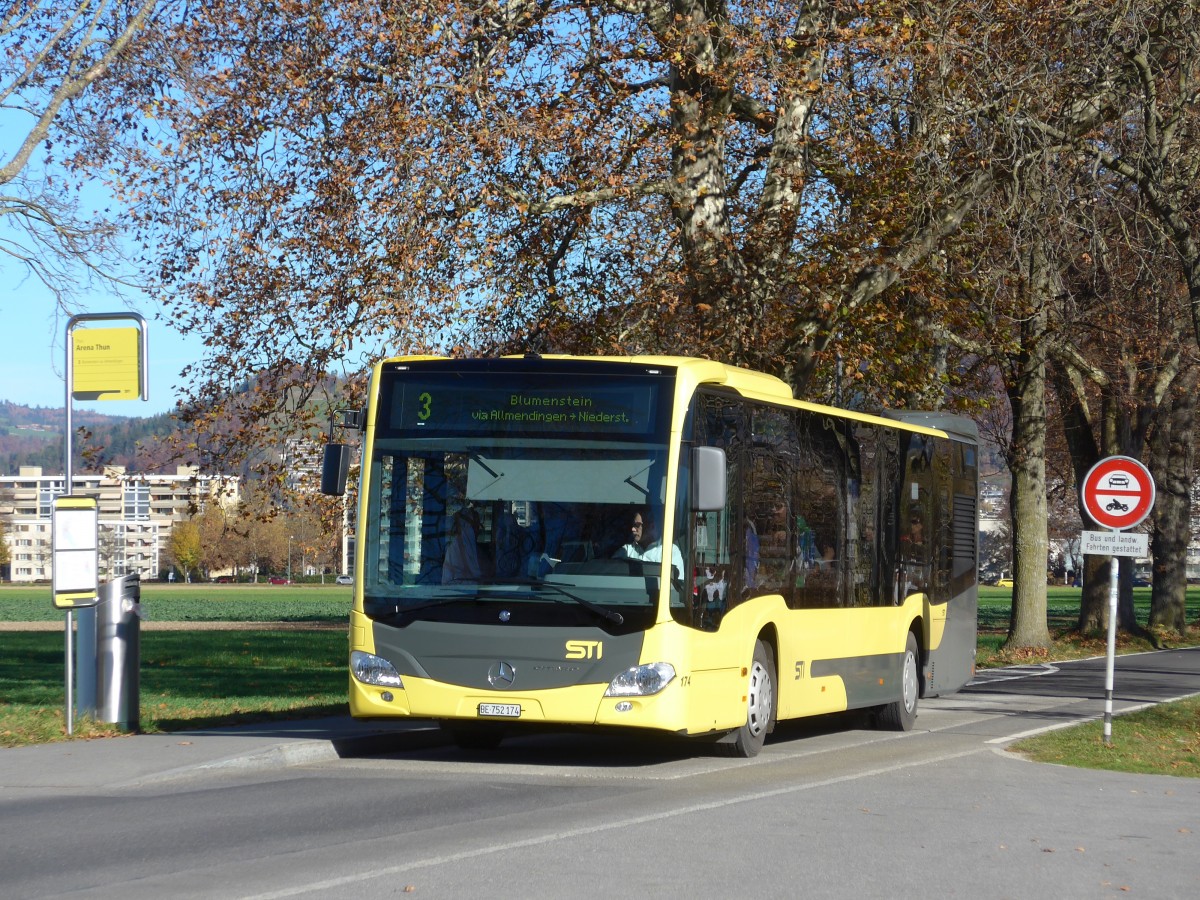 (166'583) - STI Thun - Nr. 174/BE 752'174 - Mercedes am 8. November 2015 in Thun, Arena Thun