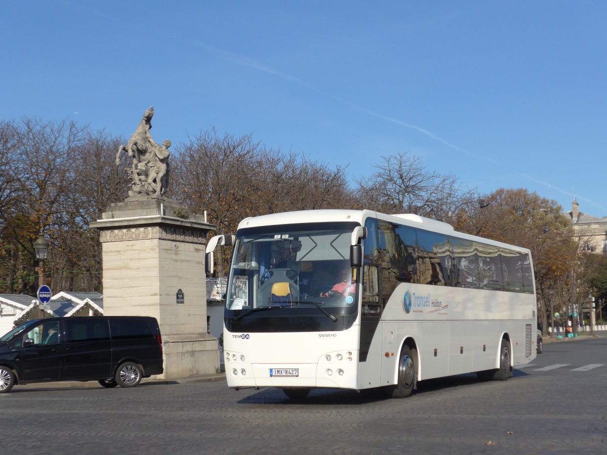 (166'644) - Aus Griechenland: Transel, Athen - IMX-8427 - Temsa am 15. November 2015 in Paris, Concorde