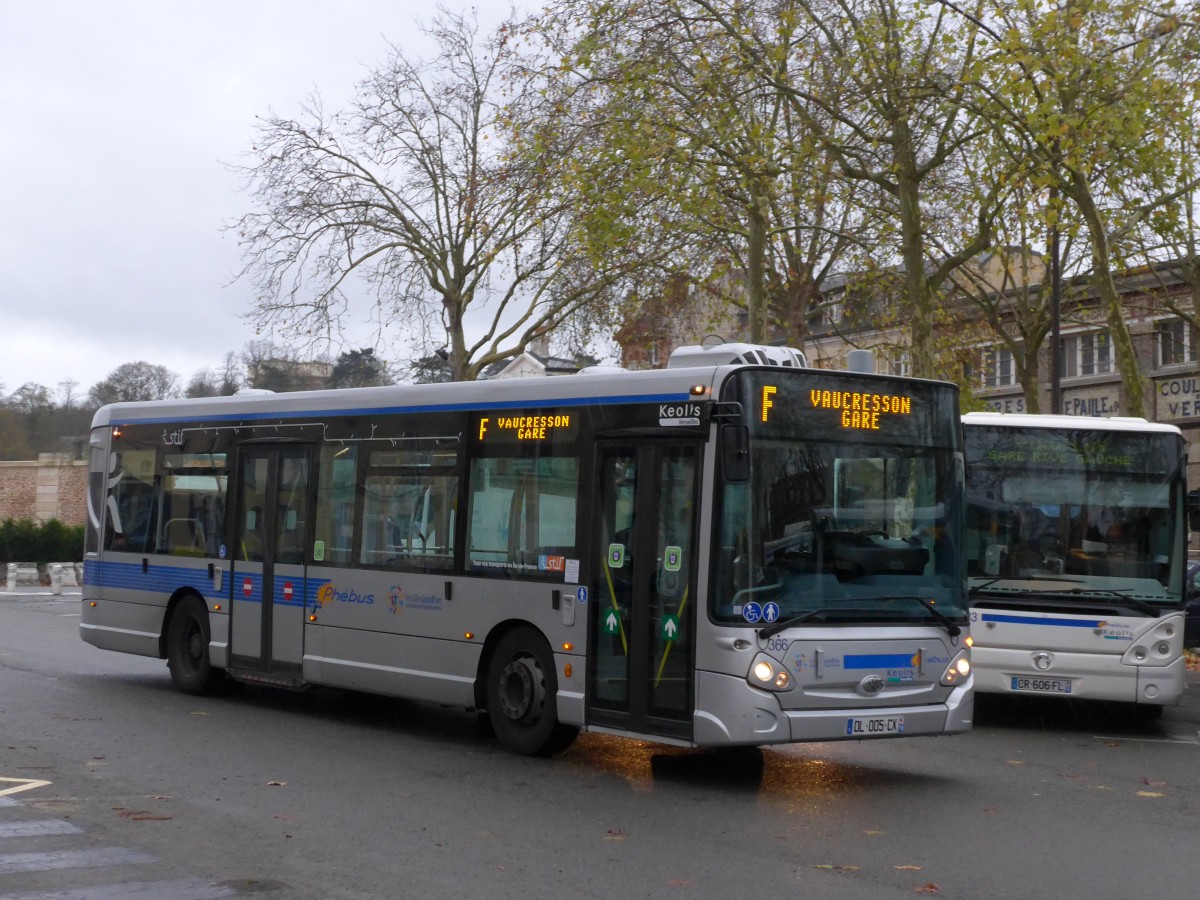 (167'228) - Keolis, Versailles - Nr. 366/DL 005 CX - Heuliez am 17. November 2015 in Versailles, Chteau