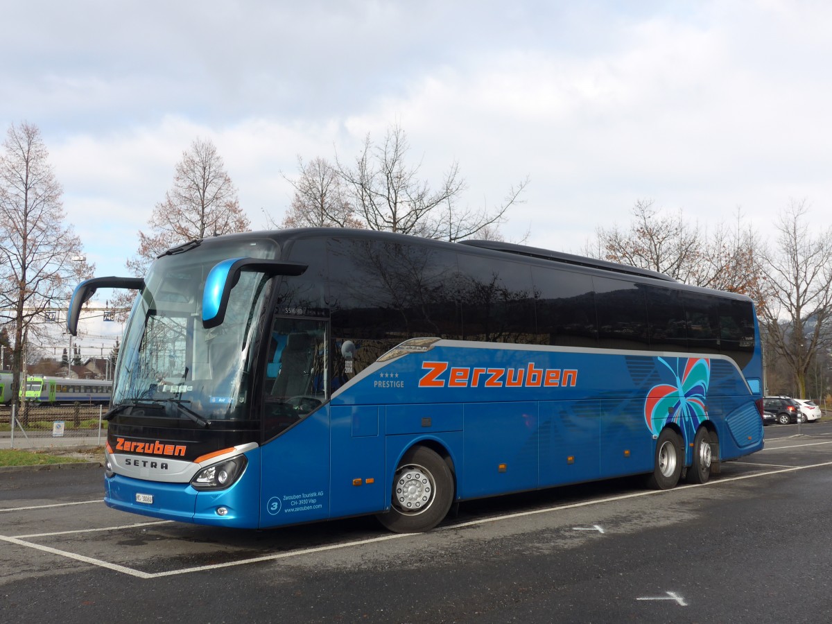 (167'541) - Zerzuben, Visp-Eyholz - Nr. 3/VS 30'060 - Setra am 27. November 2015 in Thun, Seestrasse