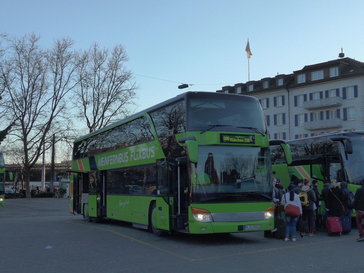 (168'036) - Aus Deutschland: Albus, Mnchen - Nr. 8052/M-EU 8052 - Setra am 26. Dezember 2015 in Zrich, Sihlquai