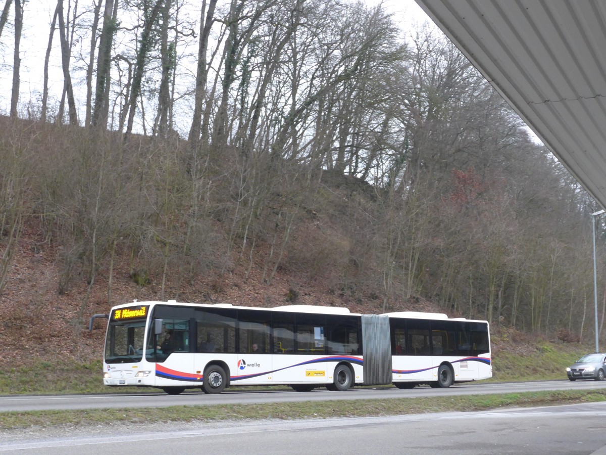 (168'144) - Twerenbold, Baden - Nr. 23/AG 425'353 - Mercedes am 30. Dezember 2015 beim Bahnhof Mellingen-Heitersberg