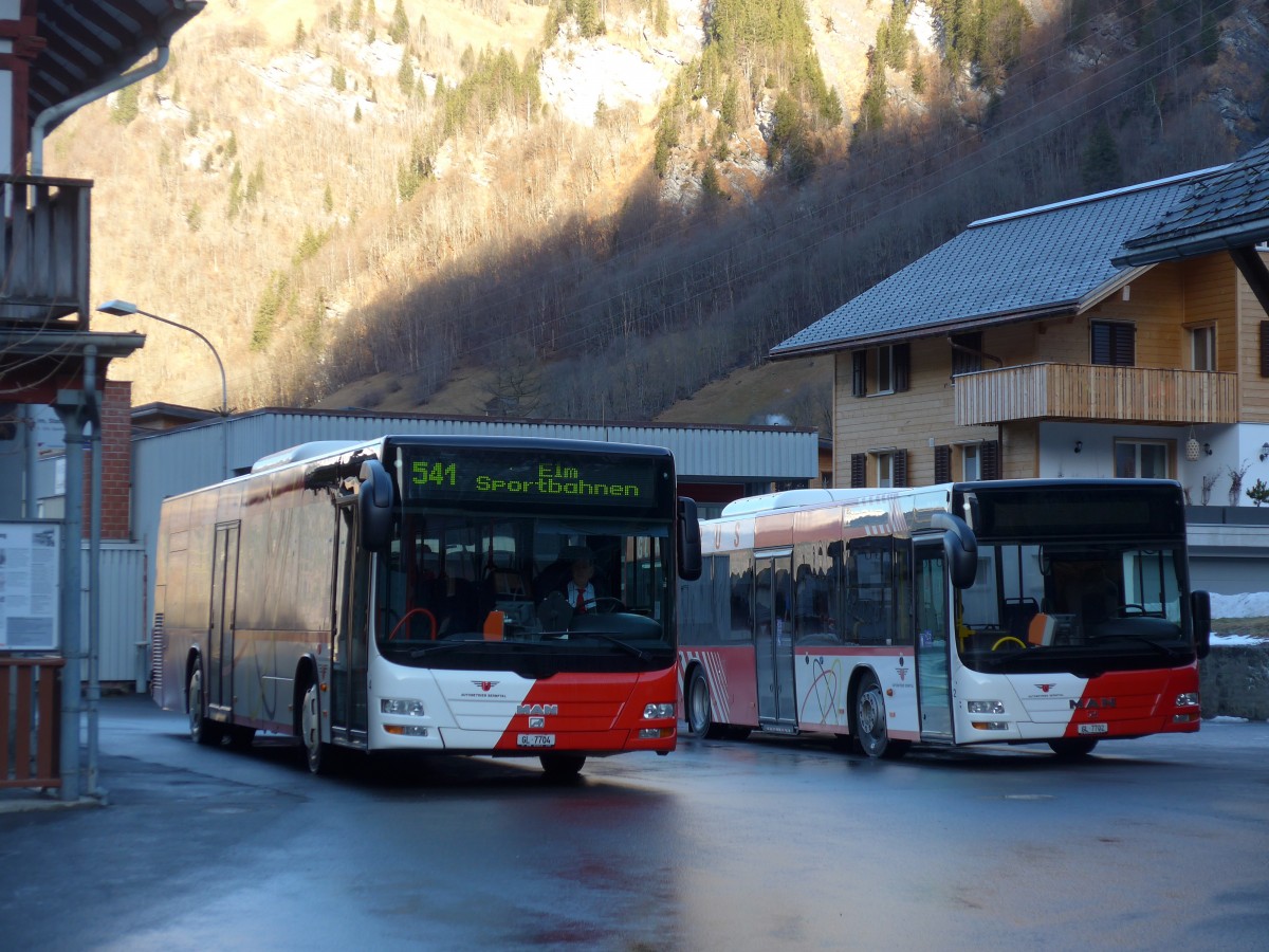 (168'217) - AS Engi - Nr. 4/GL 7704 - MAN am 1. Januar 2016 in Elm, Station