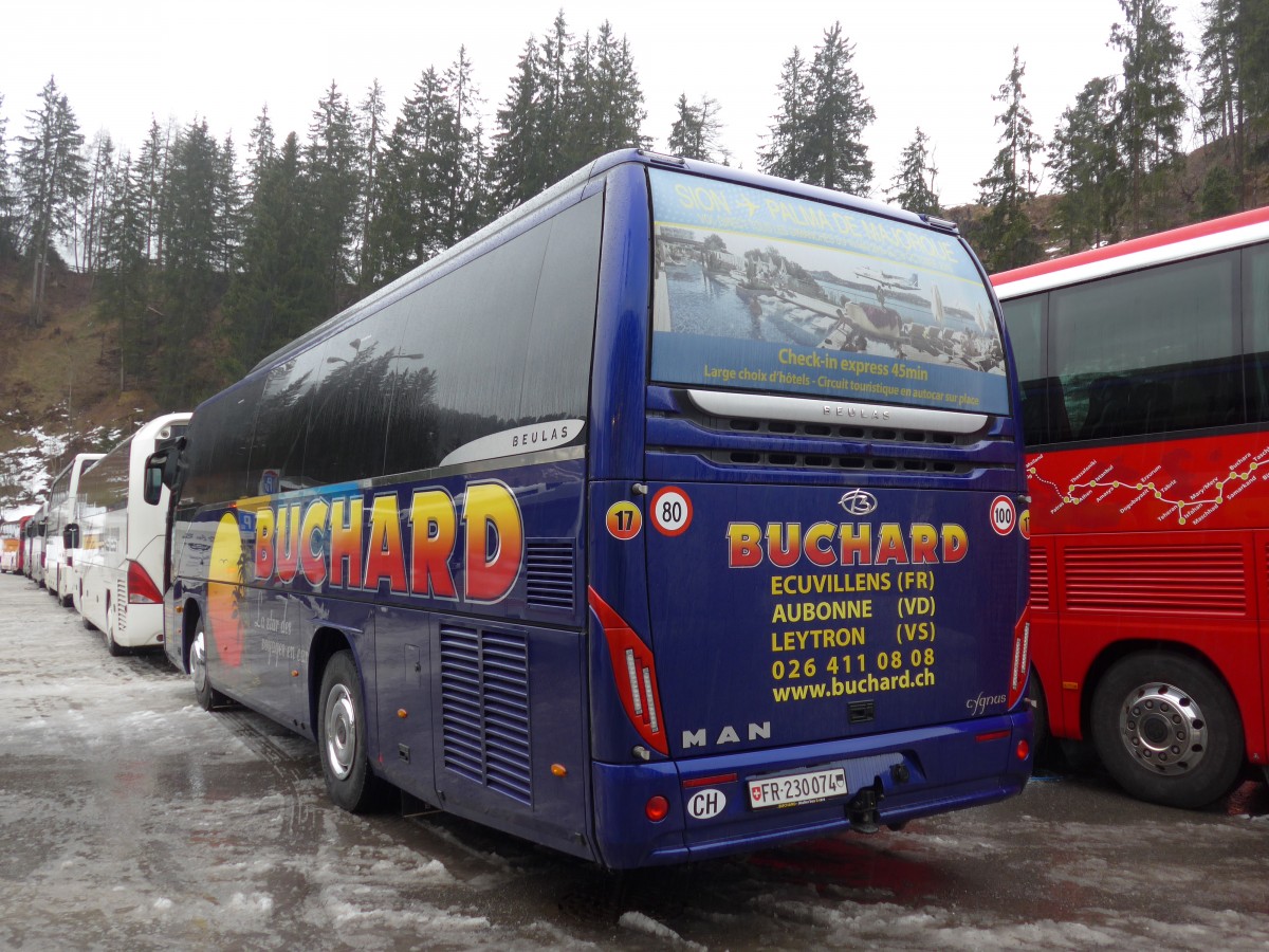 (168'375) - Buchard, Leytron - Nr. 17/FR 230'074 - MAN/Beulas am 9. Januar 2016 in Adelboden, ASB