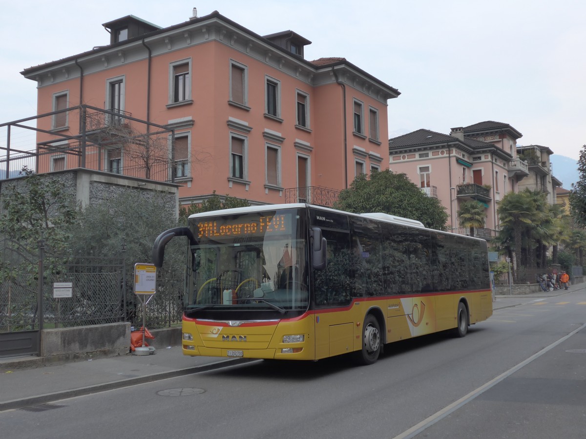 (168'644) - Starnini, Tenero - TI 262'700 - MAN am 6. Februar 2016 in Bellinzona, Fermata provvisoria