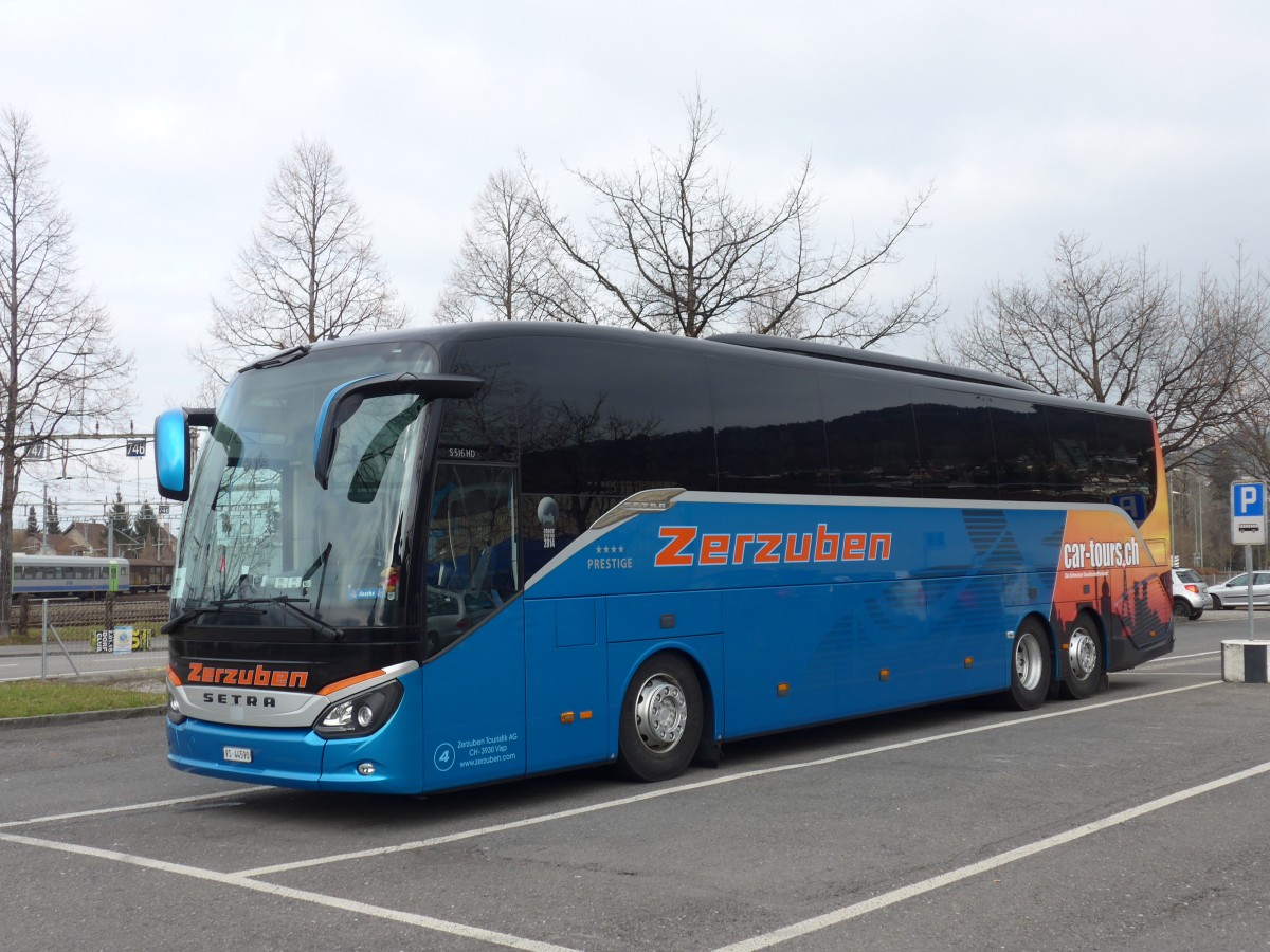 (168'732) - Zerzuben, Visp-Eyholz - Nr. 4/VS 44'590 - Setra am 18. Februar 2016 in Thun, Seestrasse