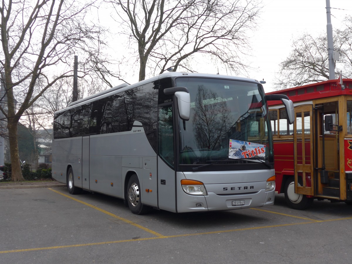 (168'936) - Meier, Zrich - ZH 109'645 - Setra am 27. Februar 2016 in Zrich, Sihlquai