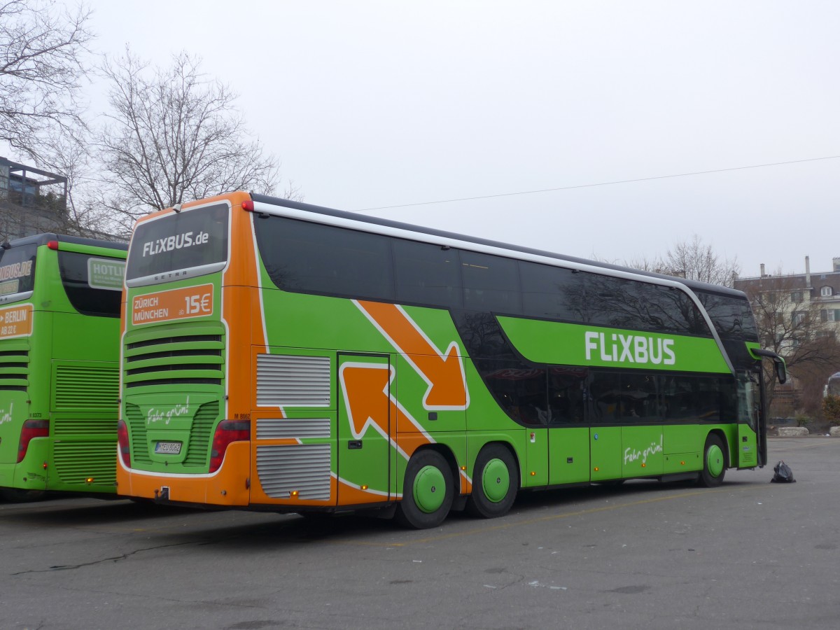 (168'941) - Aus Deutschland: Albus, Mnchen - Nr. M8062/M-EU 8062 - Setra am 27. Februar 2016 in Zrich, Sihlquai