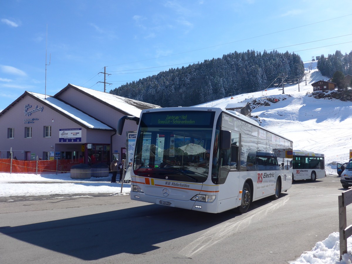 (168'960) - Abderhalden, Wildhaus - SG 126'225 - Mercedes (ex LBA Vaduz/FL Nr. 3) am 27. Februar 2016 in Wildhaus, Talstation