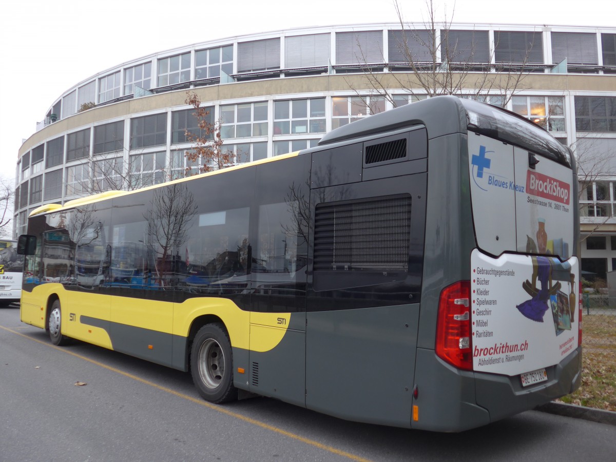 (169'013) - STI Thun - Nr. 180/BE 752'180 - Mercedes am 29. Februar 2016 bei der Schifflndte Thun