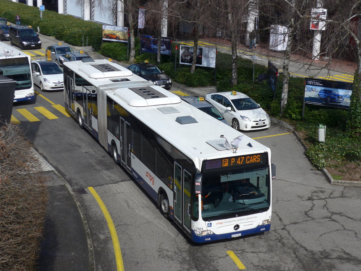 (169'137) - TPG Genve - Nr. 1101/GE 960'851 - Mercedes am 7. Mrz 2016 in Genve, Palexpo